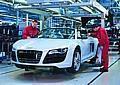 Qualitätsprüfung am Audi R8 Spyder / Audi Standort Neckarsulm